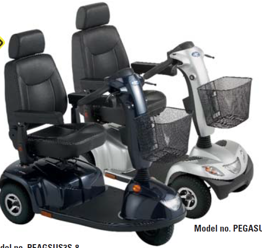 Rejse Postbud fire gange Top Mobility Scooters | Invacare Pegasus Metro 3 wheel | Scooter City